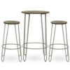 2406624__62126.1768894598.jpg District 3 Piece Silver Frame Bar Table Stool Set