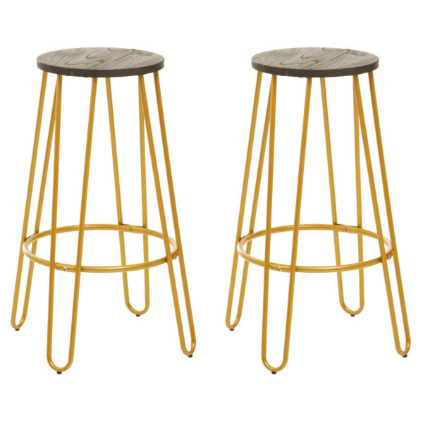 2406625_02__57615.1768888464.jpg District 3 Piece Gold Finish Bar Table Stool Set