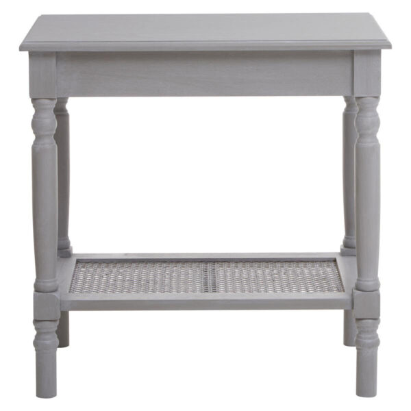2406638_1__68920.1754500547.jpg Heritage Slate Grey Wooden Side Table with Lower Shelf