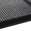 Heritage Black Wooden Coffee Table with Lower Shelf