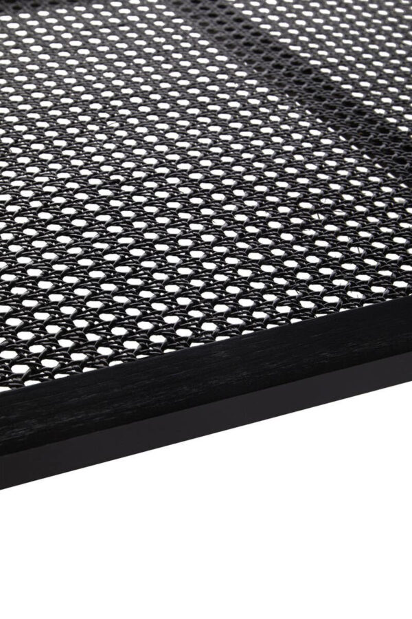 Heritage Black Wooden Coffee Table with Lower Shelf