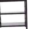 Heritage Black Two Tier Wooden Bookshelf