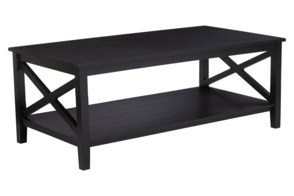Heritage Black Wooden Coffee Table