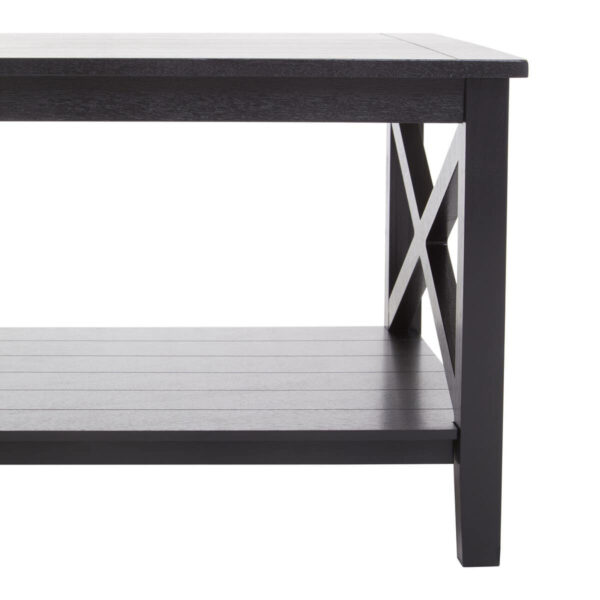 Heritage Black Wooden Coffee Table