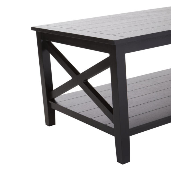 Heritage Black Wooden Coffee Table