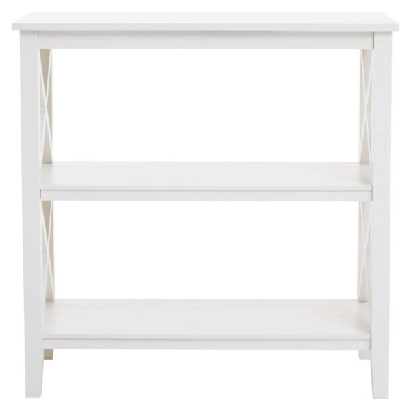 2406647_1__19931.1754483183.jpg Heritage Two Tier White Wooden Bookshelf