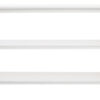 Heritage Large White Two Tier Wooden Bookshelf