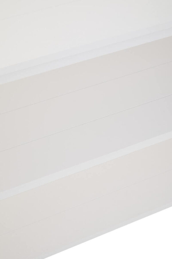 Heritage Large White Two Tier Wooden Bookshelf