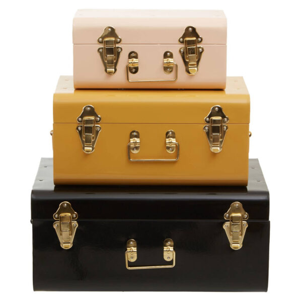 Parley Set of Three Assorted Storage Trunks
