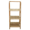 Mataram Three Tier Rattan Square Shelf Unit