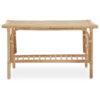 Mataram Rattan Coffee Table With Glass Top