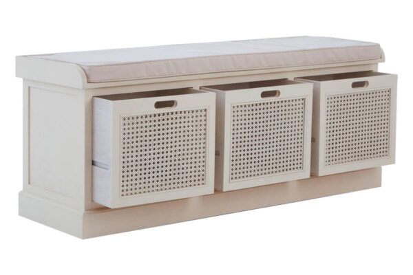 2406953_fcn_01__93698.1754501803.jpg Heritage White Three Drawer Wooden Storage Bench with Cushion
