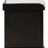 2406954_02__41540.1754501808.jpg Heritage Black Three Drawer Wooden Storage Bench with Cushion