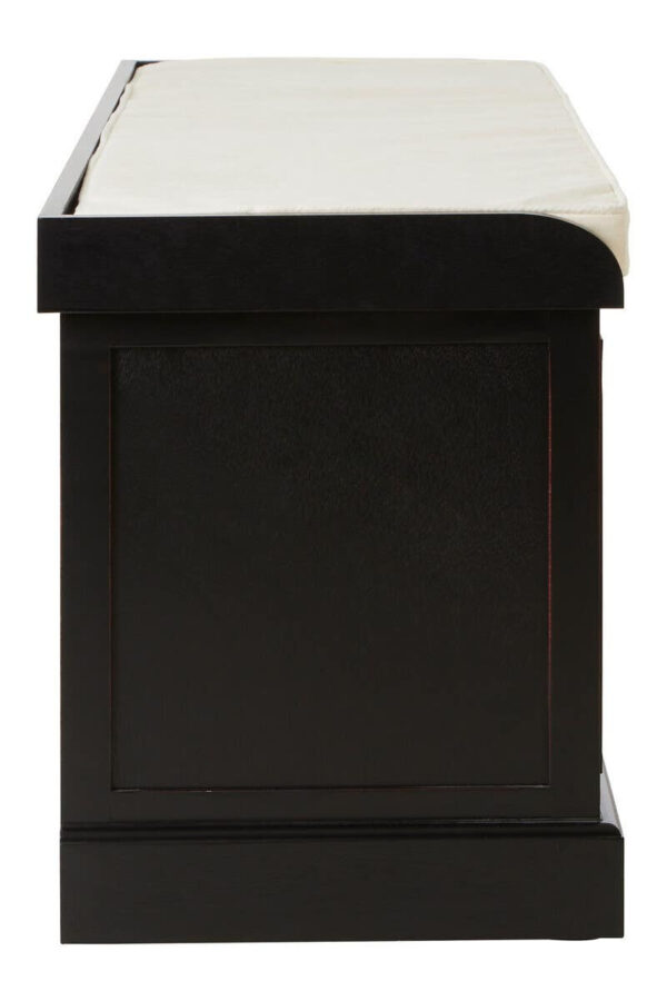 2406954_02__41540.1754501808.jpg Heritage Black Three Drawer Wooden Storage Bench with Cushion
