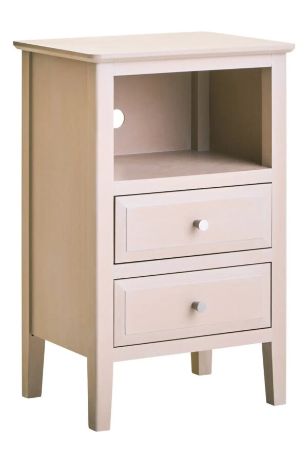 2406956_01__87692.1773424501.jpg Heritage Two Drawer Taupe Wooden Side Table