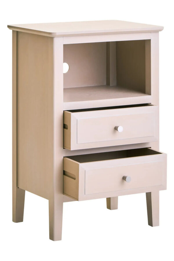 2406956_02__40681.1773424501.jpg Heritage Two Drawer Taupe Wooden Side Table
