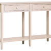 Heritage Two Drawer Taupe Wooden Console Table