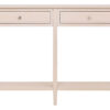 Heritage Two Drawer Taupe Wooden Console Table