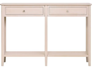 Heritage Two Drawer Taupe Wooden Console Table