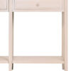 Heritage Two Drawer Taupe Wooden Console Table
