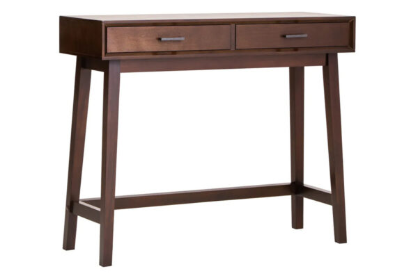 2406961_01__13786.1777613984.jpg Heritage Two Drawer Walnut Finish Wood Console Table