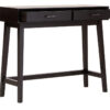 Heritage Two Drawer Black Finish Wooden Console Table