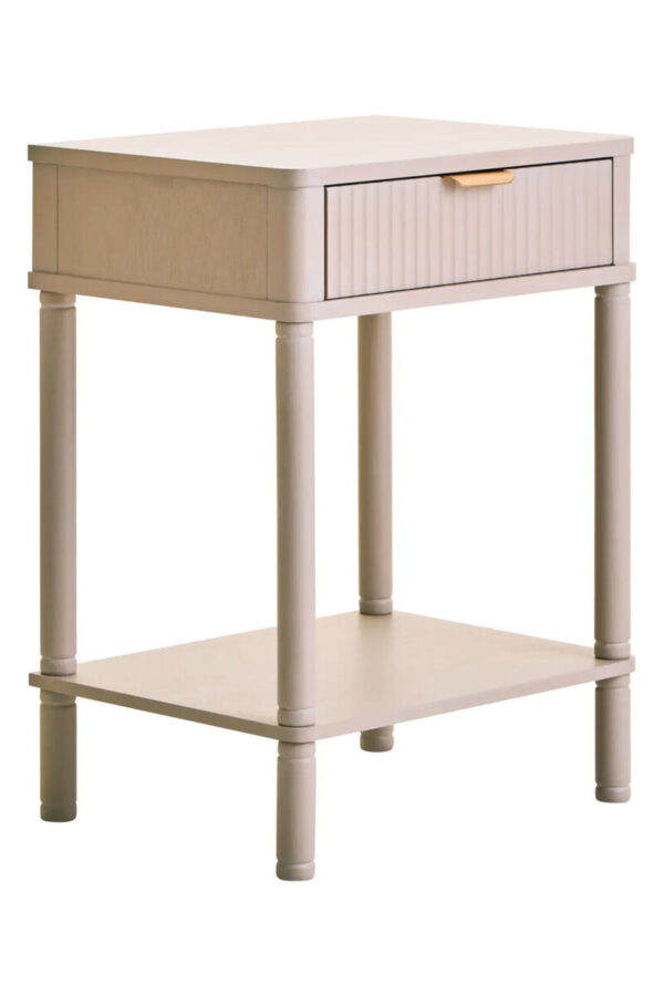 2406963_01__61606.1777445955.jpg Heritage One Drawer Reed Detail Taupe Wooden Side Table