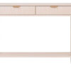2406964__99597.1777445768-1.jpg Heritage Two Drawer Bobble Detail Black Wooden Console Table