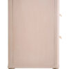 Heritage Reed Detail Taupe Three Drawer Wooden Chest