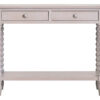 2406966__84531.1777445480-1.jpg Heritage Two Drawer Bobble Detail Ivory Wooden Console Table