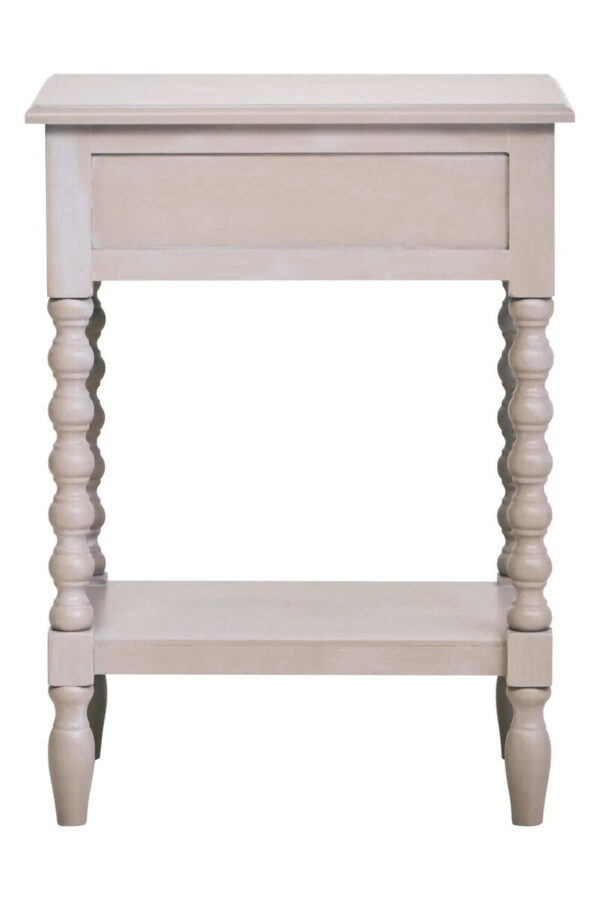 2406967_04__99237.1777445420.jpg Heritage One Drawer Bobble Detail Grey Wooden Side Table