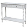 2406970_fac_02__48507.1781262014.jpg Heritage Two Drawer Bobble Detail Ivory Wooden Console Table