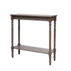 Heritage Dark Brown Rectangular Wooden Console Table