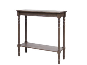 Heritage Dark Brown Rectangular Wooden Console Table