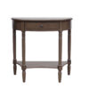 Heritage Dark Brown Rectangular Wooden Console Table