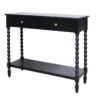 2406975_fac_02__21696.1781261843.jpg Heritage Two Drawer Bobble Detail Black Wooden Console Table