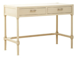 Heritage Ivory Wooden Desk with 2 Drawer