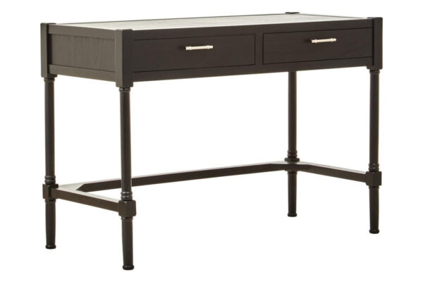 2407010_01__40785.1754501912.jpg Heritage Two Drawer Black Finish Wooden Desk