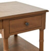 Heritage One Drawer Natural Wooden Desk