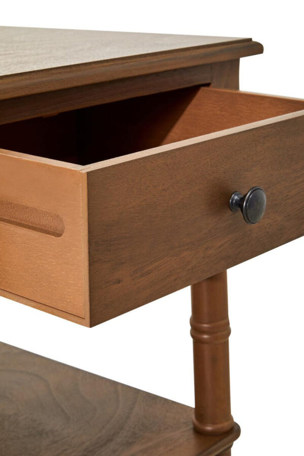 Heritage One Drawer Natural Wooden Desk