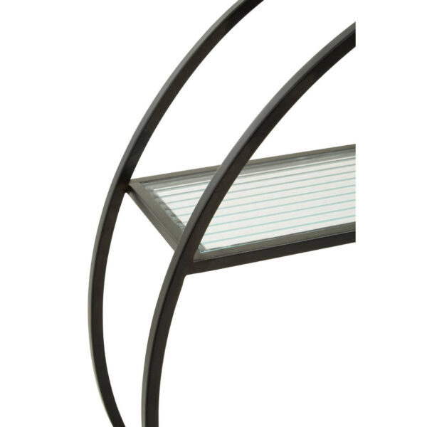 Mataram 3 Tier Round Metal Wall Shelf