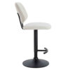 Maxwell Set of 2 Beige Textured Fabric Bar Chairs