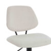 Maxwell Set of 2 Beige Textured Fabric Bar Chairs