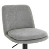 Maxwell Set of 2 Light Grey Textured Fabric Cushioned Bar Chairs