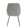 Maxwell Set of 2 Light Grey Textured Fabric Dining Chairs with Arms