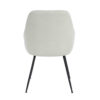 Maxwell Set of 2 Light Beige Textured Fabric Dining Chairs with Arms