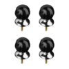 Victorian Style Set of 4 Clear Acrylic Drawer Knobs