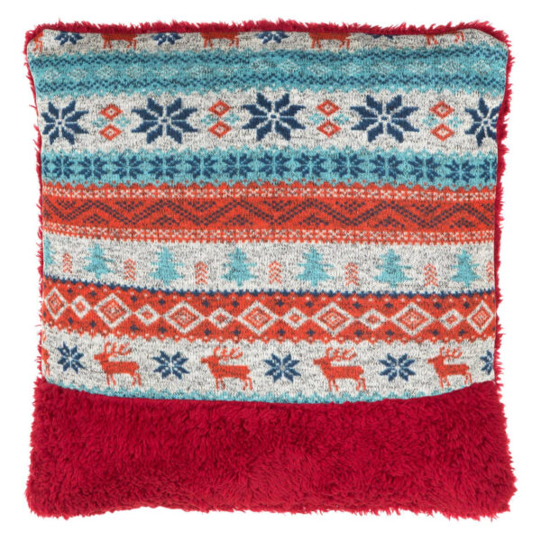 Bute Patchwork Blue Bolster Cushion