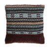 Bute Patchwork Blue Bolster Cushion