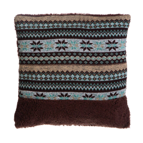 Bute Patchwork Blue Bolster Cushion